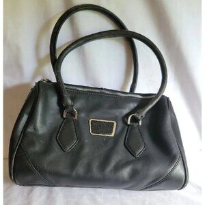 Vtg Wilsons Leather Doctor Handbag Women Large Black Satchel Purse Shoulder Bag